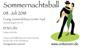 Sommernachtsball 2018 @ Evang. Gemeindehaus, Großer Saal | Bayreuth | Bayern | Deutschland